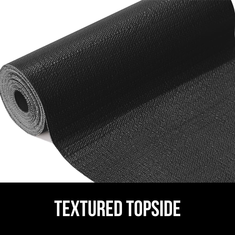 image:imageGORILLA GRIP DripGuard Shelf Liner NonAdhesive Drawer and Kitchen Cabinet Protector Strong Grip Slip Resistant Underside Smooth Surface Liners for Cabinets Bathrooms Closets 12x240 Inch MarbleBlack