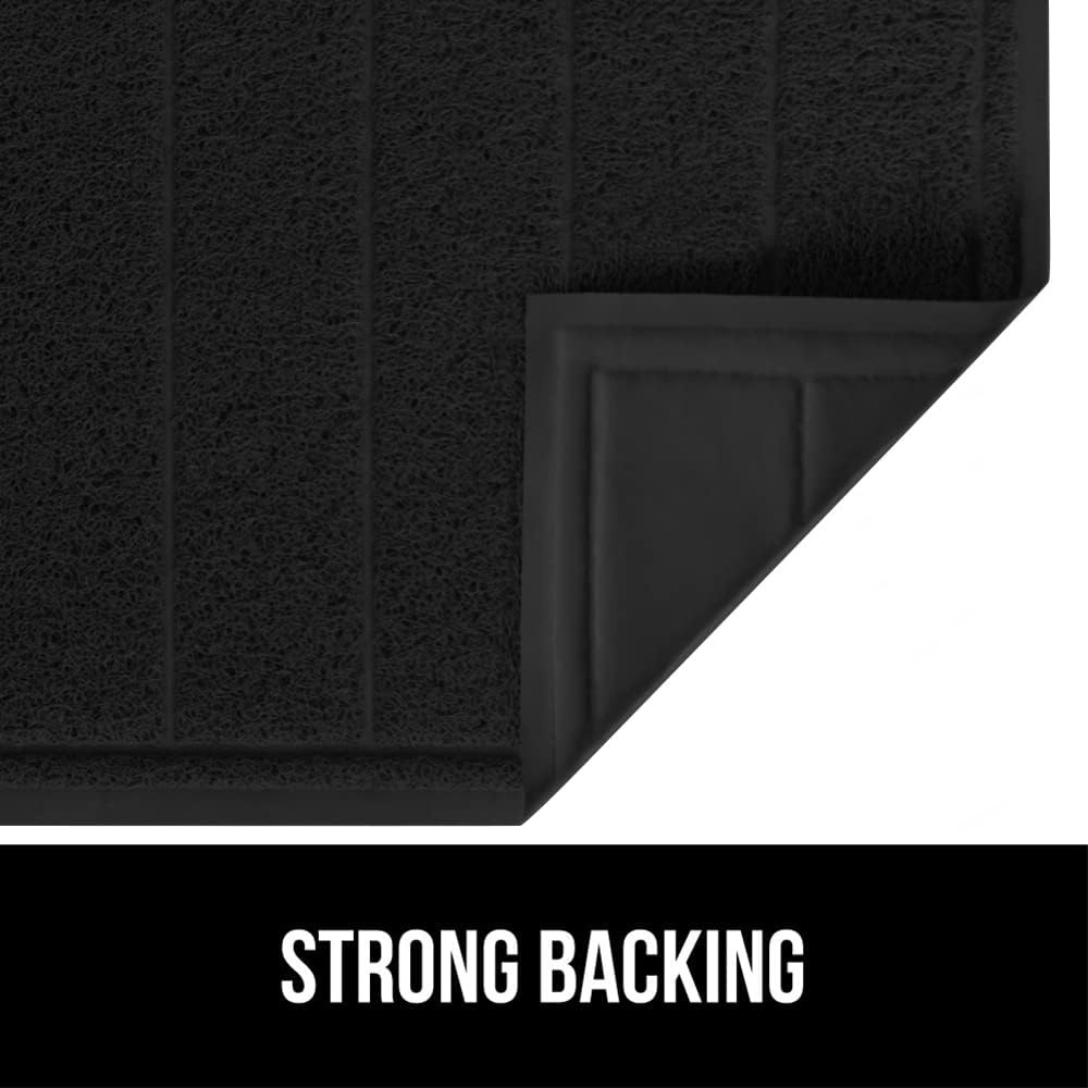 image:imageGORILLA GRIP Dirt Grabber Indoor Outdoor Door Mat 35x23 Durable Mesh Weave Dirt Trapper Doormat for Outside Entrance High Traffic Mud Scraper Low Profile for Entry Heavy Duty Welcome Mat BlackBlack