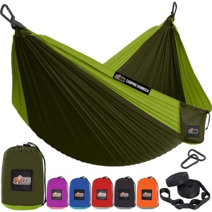 image:imageGORILLA GRIP Durable Camping Hammock with Heavy Duty Tree Straps Portable Hammocks for Outside Easy to Use Travel Swing Chair Outdoor Camper Hiker Essentials Backpacking Gear Gifts Single BlueDark GreenLight Green
