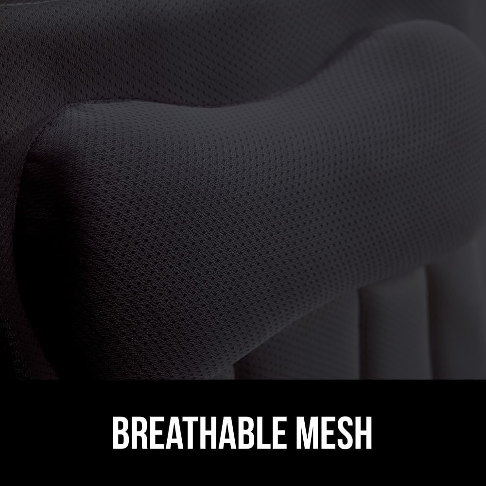 image:imageGORILLA GRIP Bath Pillow for Tub 6 Strong Suction Cups 4D Mesh FlexComfort Headrest for Neck Head and Back Support Luxury Machine Washable Pillows Bathtub Accessories Spa Gifts for Mom GrayBlack