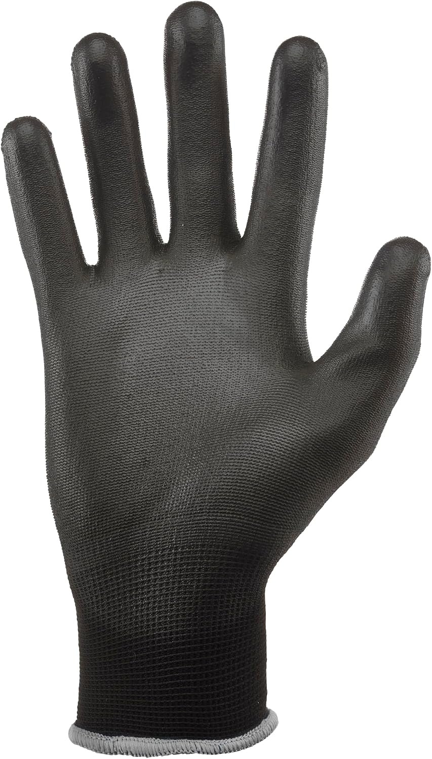 image:imageGorilla Grip 2505725 Slip Resistant All Purpose Work Gloves 5 Pack Large BlackBlack