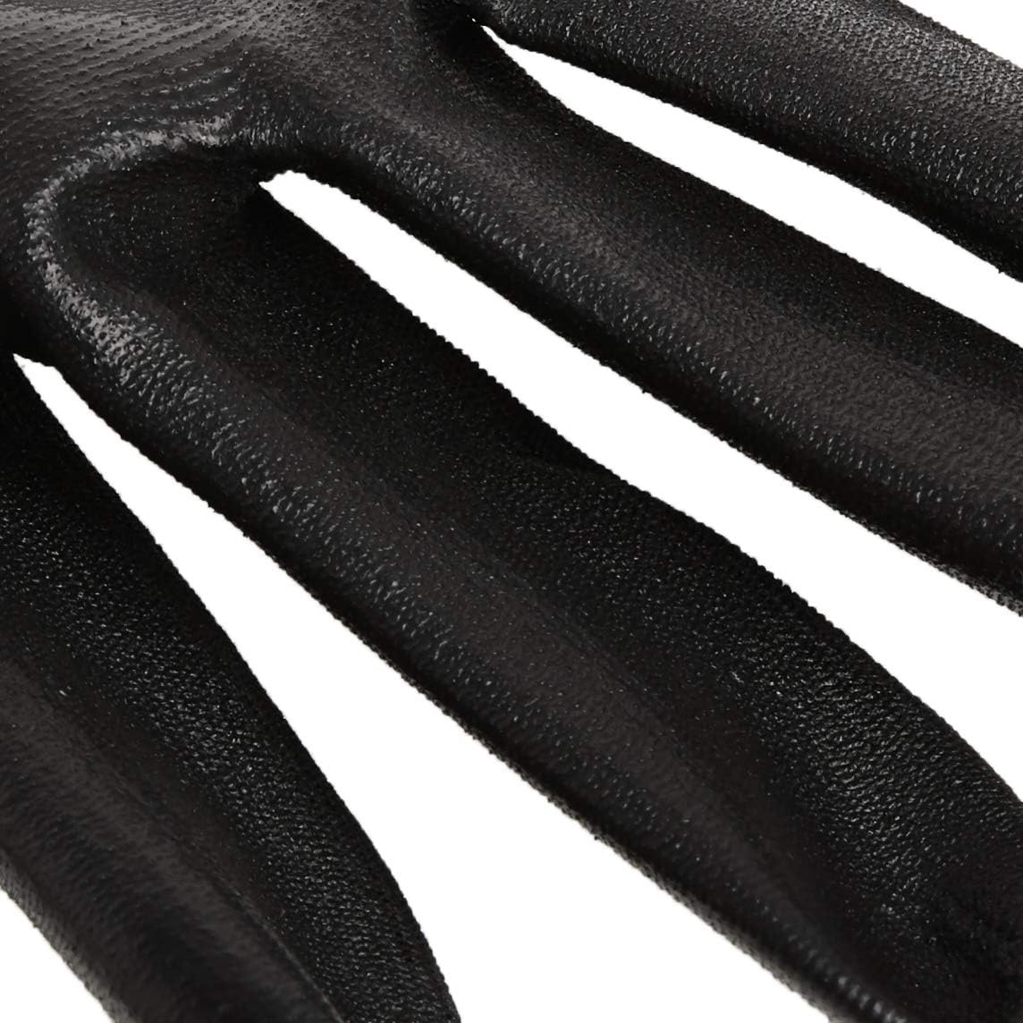 image:imageGorilla Grip 2505725 Slip Resistant All Purpose Work Gloves 5 Pack Large BlackBlackBlue
